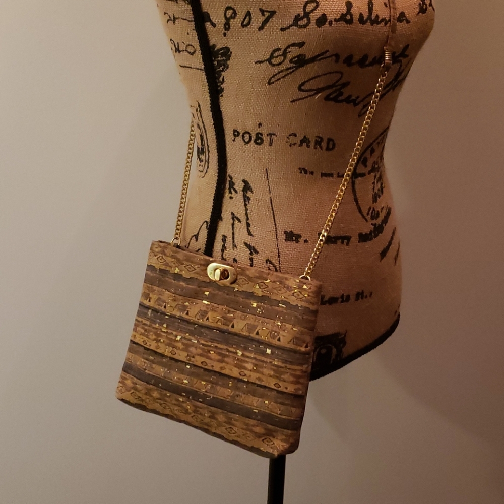 Pinky Bamboo Crossbody Bag